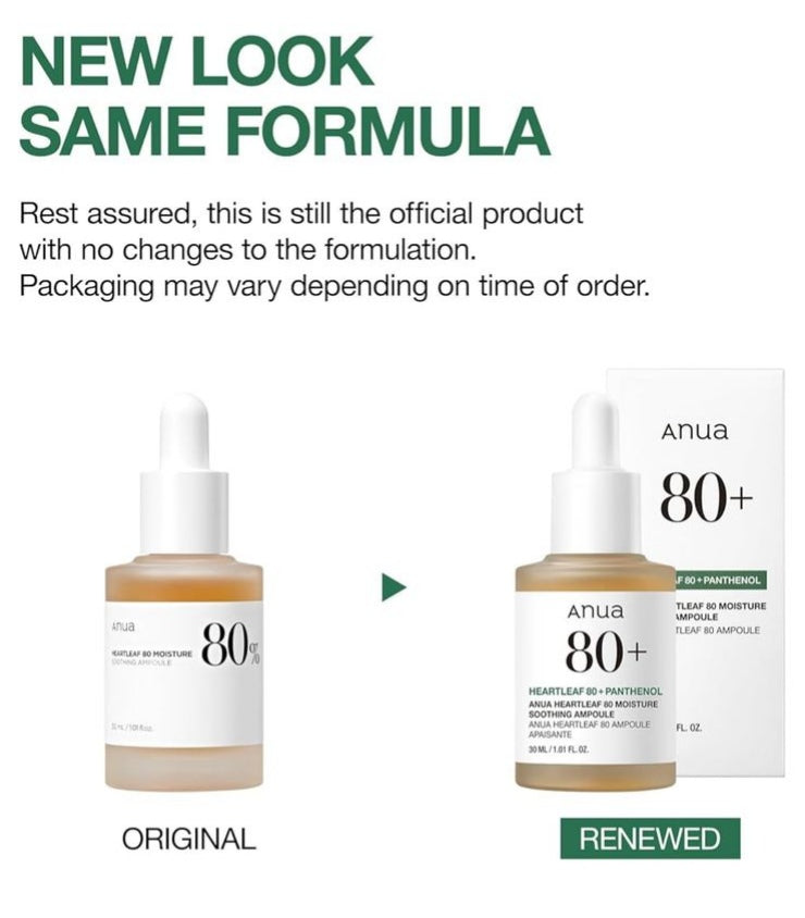Anua Heartleaf 80 Moisture Soothing Ampoule